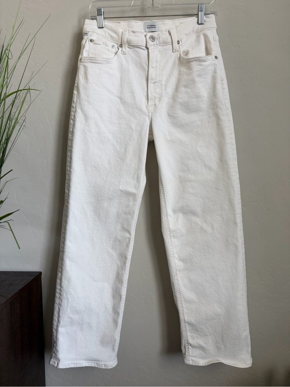 Citizens of Humanity Palma Jeans Women’s 28 White Straight High Rise Premium